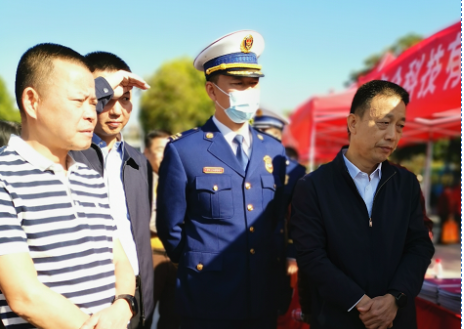 深圳夏宇电子合同服务有限公司参加河源市 2021 年新《安全生产法》 宣传周