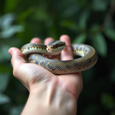 The Hidden Meanings Behind Holding a Snake in Your Dreams